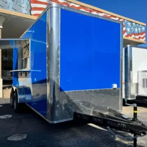 2024 7 X 16 TA DEEP BLUE CONCESSION TRAILER
