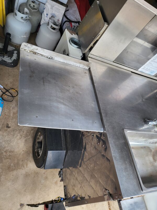 Food Cart with Blackstone Griddle and Solar-Powered LED Lighting - Image 14