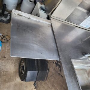 Food Cart with Blackstone Griddle and Solar-Powered LED Lighting