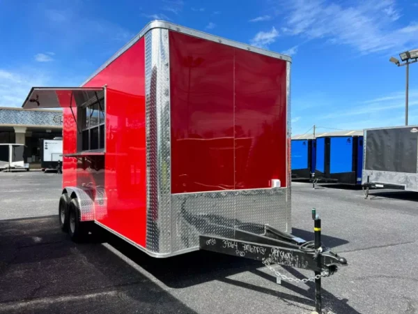 2024 7X16 TA RED CONCESSION TRAILER Stock - Image 10