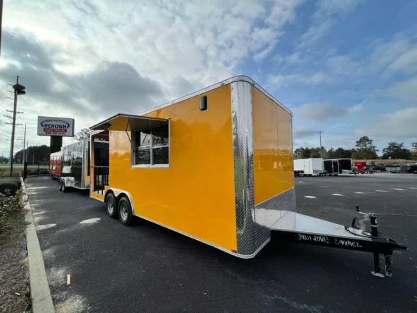 2024 8.5 X 20 TA YELLOW CONCESSION TRAILER - Image 15