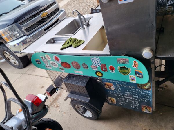 Food Cart with Blackstone Griddle and Solar-Powered LED Lighting - Image 11