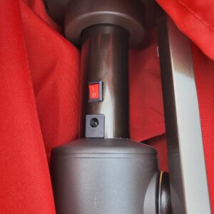 Food Cart with Blackstone Griddle and Solar-Powered LED Lighting