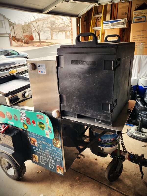 Food Cart with Blackstone Griddle and Solar-Powered LED Lighting - Image 7