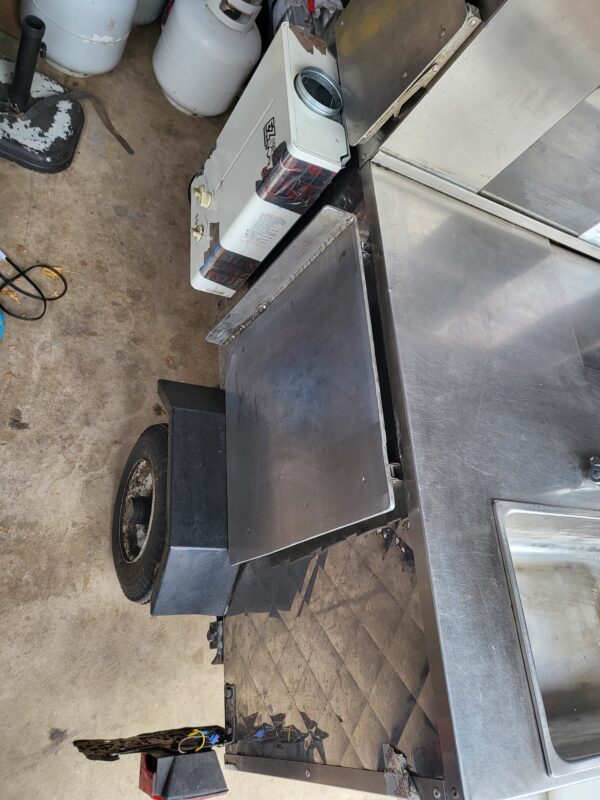 Food Cart with Blackstone Griddle and Solar-Powered LED Lighting - Image 10