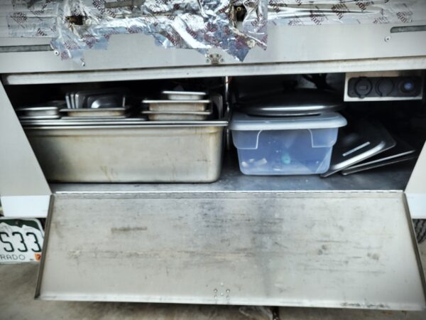 Food Cart with Blackstone Griddle and Solar-Powered LED Lighting - Image 12