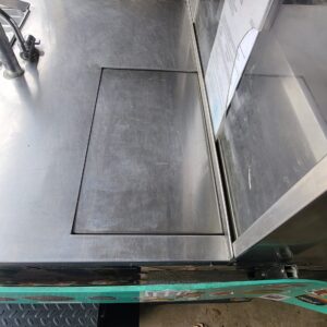 Food Cart with Blackstone Griddle and Solar-Powered LED Lighting