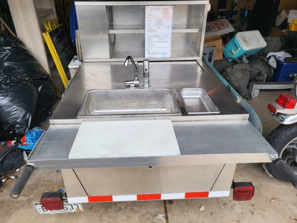 Food Cart with Blackstone Griddle and Solar-Powered LED Lighting - Image 18