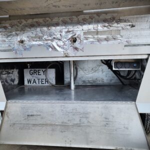 Food Cart with Blackstone Griddle and Solar-Powered LED Lighting