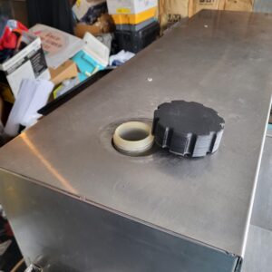 Food Cart with Blackstone Griddle and Solar-Powered LED Lighting