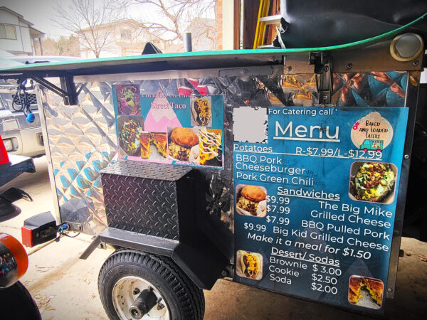 Food Cart with Blackstone Griddle and Solar-Powered LED Lighting - Image 25