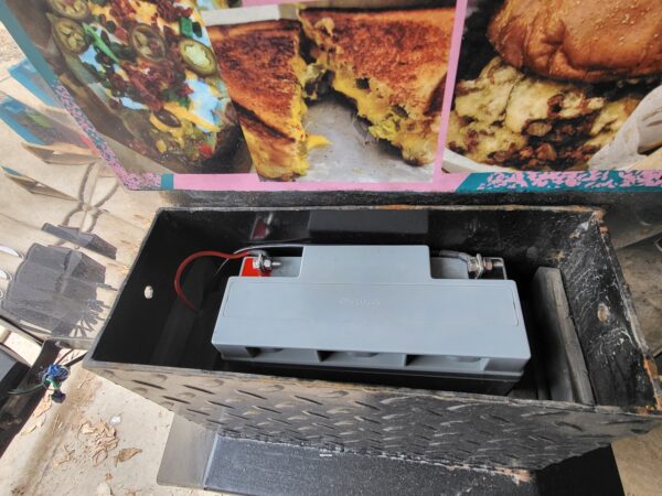 Food Cart with Blackstone Griddle and Solar-Powered LED Lighting - Image 26