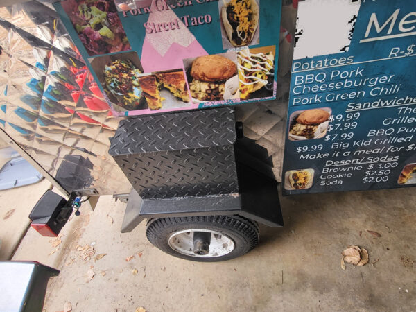 Food Cart with Blackstone Griddle and Solar-Powered LED Lighting - Image 29