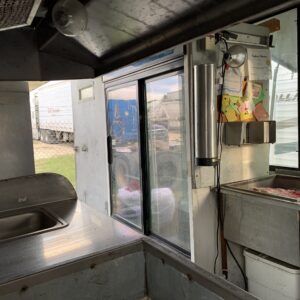 Food Cart with Blackstone Griddle and Solar-Powered LED Lighting