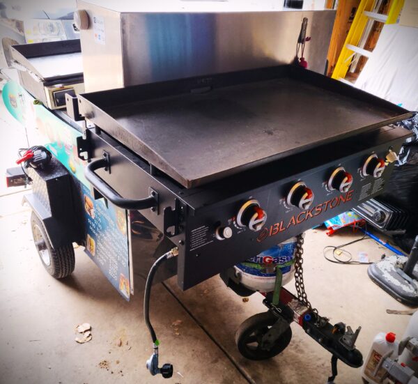 Food Cart with Blackstone Griddle and Solar-Powered LED Lighting - Image 31