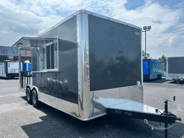 2024 8.5X24 TA BLACK CONCESSION TRAILER Stock - Image 4