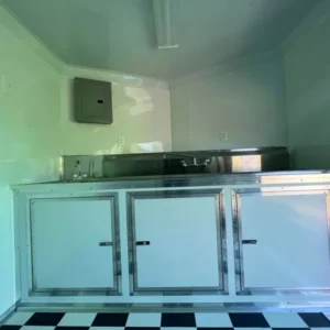 2024 8.5X24 TA BLACK CONCESSION TRAILER Stock
