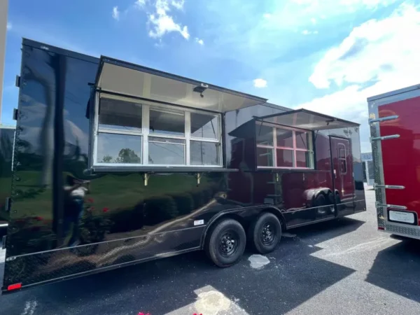 2024 8.5X24 TA BLACK CONCESSION TRAILER Stock - Image 9