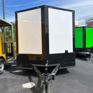 2024 8.5X22 TA3 WHITE BLACKOUT BBQ TRAILER Stock