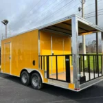 2024 8.5 X 20 TA YELLOW CONCESSION TRAILER Stock