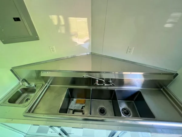 2024 8.5X22 TA3 Red Blackout Food Trailer Stock - Image 6