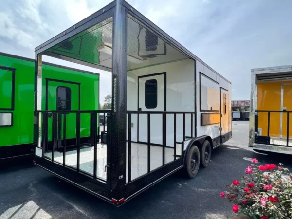 2024 8.5X22 TA3 WHITE BLACKOUT BBQ TRAILER Stock - Image 16