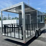 2024 8.5X20 TA Food Trailer in Gray Stock