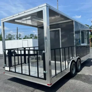 2024 8.5X20 TA Food Trailer in Gray Stock