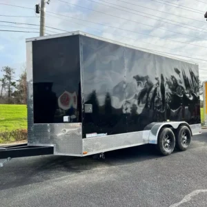 7X16 TA BLACK CONCESSION TRAILER Stock