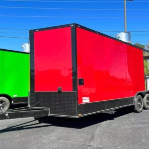 2024 8.5X22 TA3 Red Blackout Food Trailer Stock