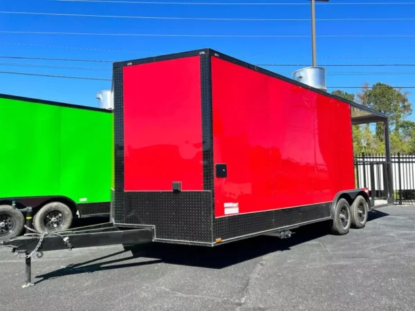 2024 8.5X22 TA3 Red Blackout Food Trailer Stock - Image 14
