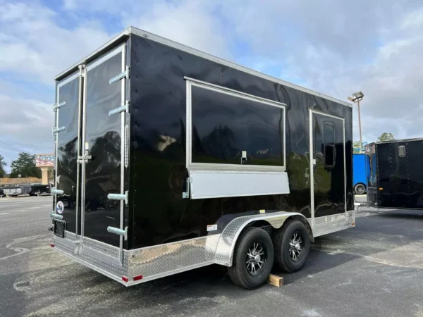 7X16 TA BLACK CONCESSION TRAILER Stock - Image 19