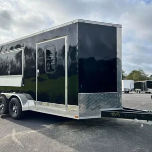 7X16 TA BLACK CONCESSION TRAILER Stock