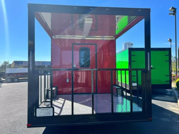2024 8.5X22 TA3 Red Blackout Food Trailer Stock - Image 22
