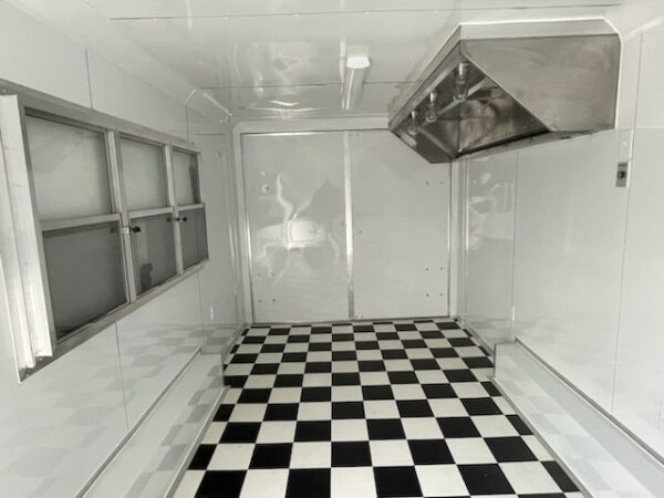 8.5 X 20 TA3 Concession Food Trailer Blue - Image 2