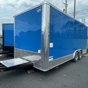 8.5 X 20 TA3 Concession Trailer / Food Trailer Blue