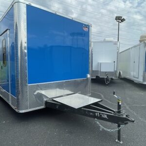 8.5 X 20 TA3 Concession Trailer / Food Trailer Blue