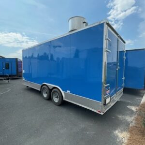 8.5 X 20 TA3 Concession Trailer / Food Trailer Blue