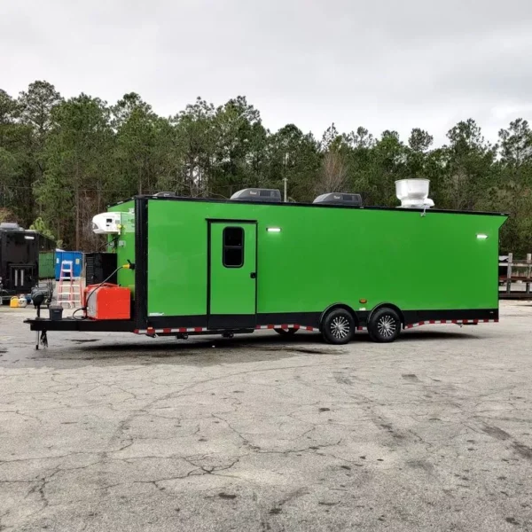 8.5 X 28 TA2 BBQ TRAILER FULLY EQUIPPED WITH WALK-IN COOLER & BATHROOM - Image 25