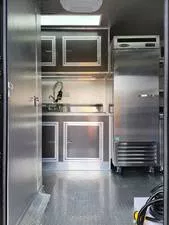 8.5 X 28 BBQ TRAILER with EQUIPMENT Stock
