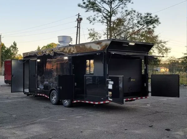 8.5 X 26 BBQ TRAILER WITH SMOKER Stock - Image 2