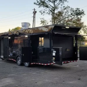 8.5 X 26 BBQ TRAILER WITH SMOKER Stock