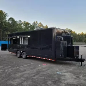 8.5 X 26 BBQ TRAILER WITH SMOKER Stock