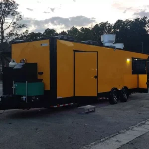 8.5 X 28 TA3 BBQ TRAILER WITH SMOKER FULLY EQUIPPED