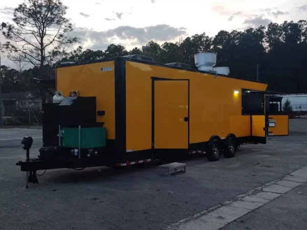 8.5 X 28 TA3 BBQ TRAILER WITH SMOKER FULLY EQUIPPED - Image 2