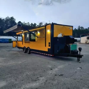 8.5 X 28 TA3 BBQ TRAILER WITH SMOKER FULLY EQUIPPED