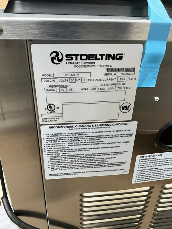 Stoelting F131-38I2 Twin Twist Countertop - Image 8