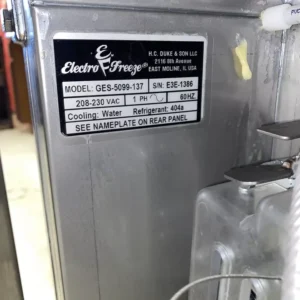Electrofreeze Soft Serve Ice Cream